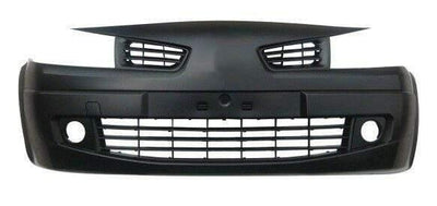 Fits Renault Megane Cabriolet 2006-2010 Front Bumper Primed Complete With Grilles - tradevehicleparts.co.uk