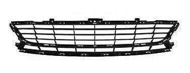 Fits Renault Megane Hatchback 2014-2016 Front Lower Centre Bumper Grille Black - image 2