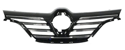 Fits Renault Megane Estate 2016- Upper Centre Front Bumper Main Grille Chrome - tradevehicleparts.co.uk