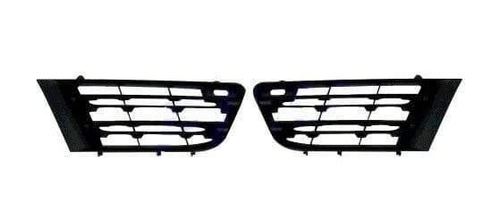 Fits Renault Scenic 2006-2009 Front Bumper Grille Set Mat Black - image 2