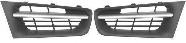 Fits Renault Megane Estate 2006-2009 Front Bumper Grille Pair With Chrome Trim - image 2