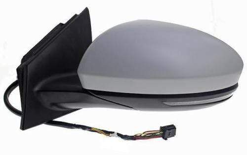 RN5192 Renault Megane 2016- Door Wing Mirror Electric Heated Primed Cover W/Indicator Passenger Side