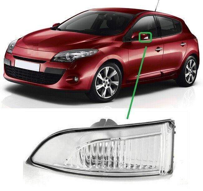 RN5208A Renalut Megane 2008-2016 Door Wing Mirror Indicator Passenger Side