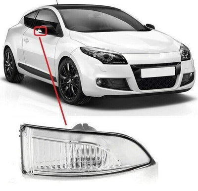 Fits Renault Megane Coupe 2006-2016 Door Wing Mirror Indicator Driver Side - tradevehicleparts.co.uk