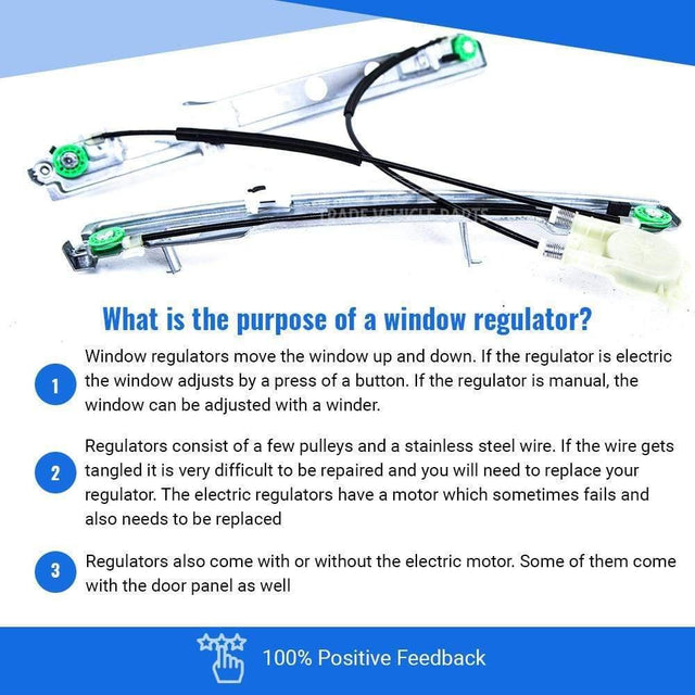 Fits Renault Megane Estate 2003-2008 Front Electric Window Regulator W/O Motor Left - image 4