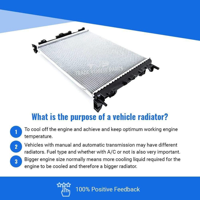 Fits Renault Megane 2003-2008 Radiator (1.4I 16V, 1.6I 16V Petrol) (Manual) (With/Without Ac) - image 4