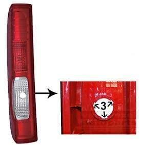 Fits Vauxhall Vivaro 2007-2014 Rear Light Lamp Left Side Lh Takes 3 Lug Bulb Holder - image 2