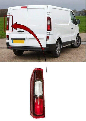 Fits Fiat Talento 2016- Rear Light Lamp Passenger Side No Motor - tradevehicleparts.co.uk