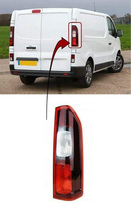 Fits Fiat Talento 2016- Rear Light Lamp Driver Side No Motor - tradevehicleparts.co.uk