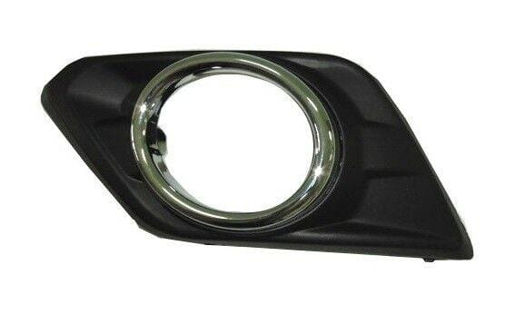 Nissan X-Trail 2014-2017 Front Bumper Fog Grille With Fog Hole Chrome Ring Passenger Side