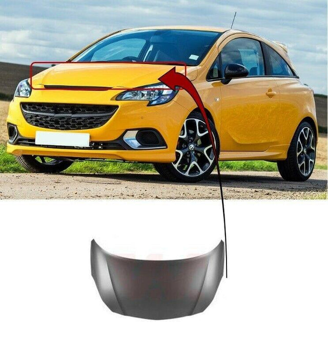 Fits Vauxhall Corsa E 2015- Onwards Bonnet Primed - image 2