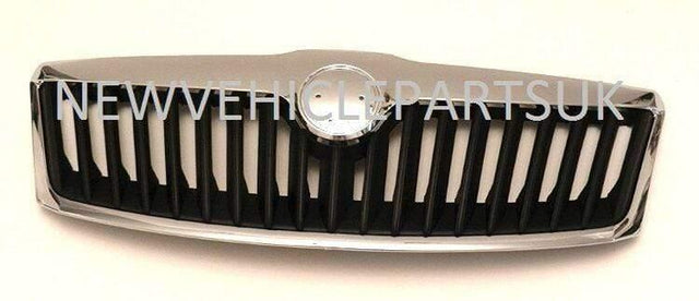 Fits Skoda Octavia 2009-2013 Front Main Centre Grille Complete - image 2