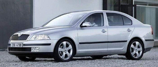 Fits Skoda Octavia Hatchback 2004-2009 Front Bumper Spoiler Mat Black - image 2