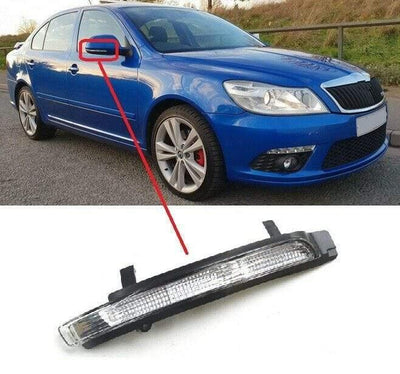 Fits Skoda Octavia 2009-2013 Door Wing Mirror Indicator Led Driver Side - tradevehicleparts.co.uk