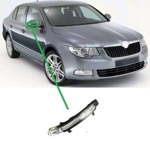 Fits Skoda Superb 2008-2015 Door Wing Mirror Indicator Led Driver Side