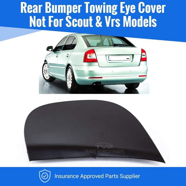 Fits Skoda Octavia 2009-2013 Rear Bumper Towing Eye Cover Hatch - image 2