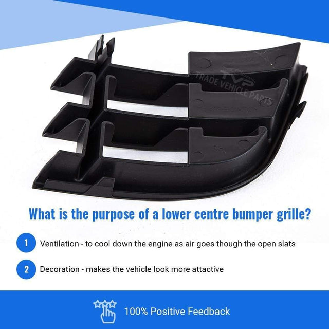 Fits Skoda Fabia 2010-2014 Front Lower Centre Bumper Grille Hatch Driver Side - image 2