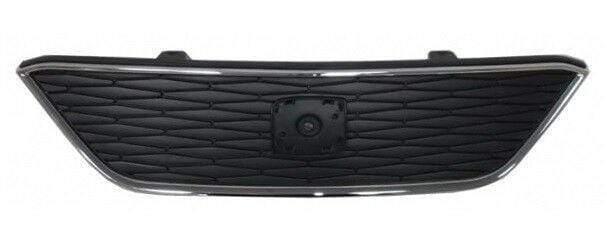 Fits Seat Ibiza 2012-2015 Front Grille Main Top With Chrome Frame Closed Type Only Standard Models - image 2