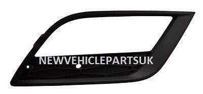 Seat Ibiza 2012-2017 Front Bumper Fog Grille With Hole Driver Side Fits Standard Models