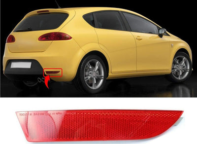 Fits Seat Leon 2005-2012 Rear Bumper Reflector Driver Side - tradevehicleparts.co.uk