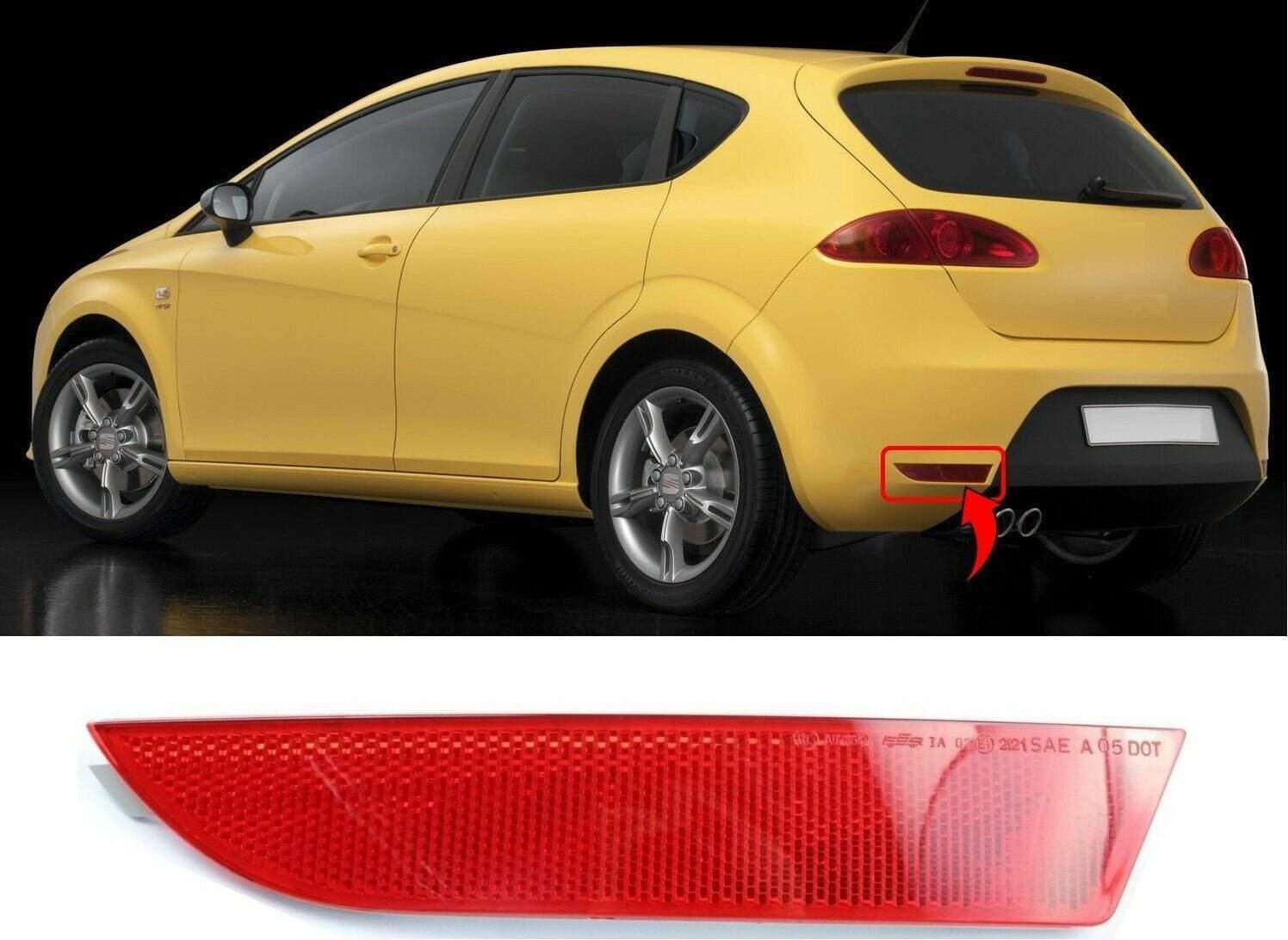 Seat Leon 2005-2012 Rear Bumper Reflector Passenger Side