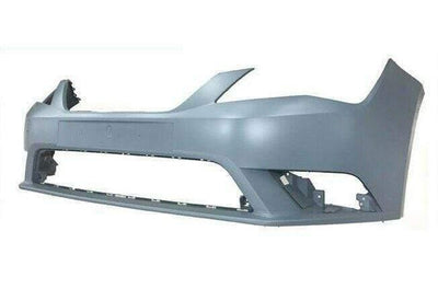 Fits Seat Leon 2013-2017 Front Bumper Primed No Pdc / Washer Holes Standard Models - tradevehicleparts.co.uk