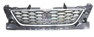 Fits Seat Leon 2013-2017 Upper Centre Front Main Grille Fr Models Black With Chrome Moulding