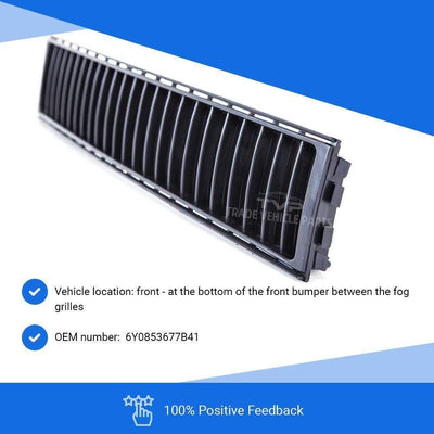 Fits Skoda Fabia 2000-2004 Front Centre Bumper Grille - tradevehicleparts.co.uk
