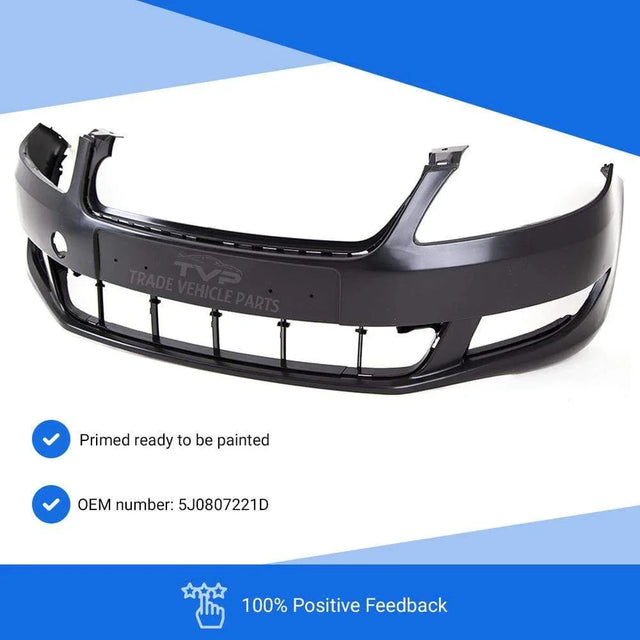 Fits Skoda Fabia 2010-2014 Front Bumper Primed - image 3