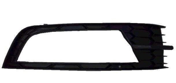 Fits Skoda Octavia 2013-2017 Front Bumper Fog Grille With Fog Hole Passenger Side - image 2