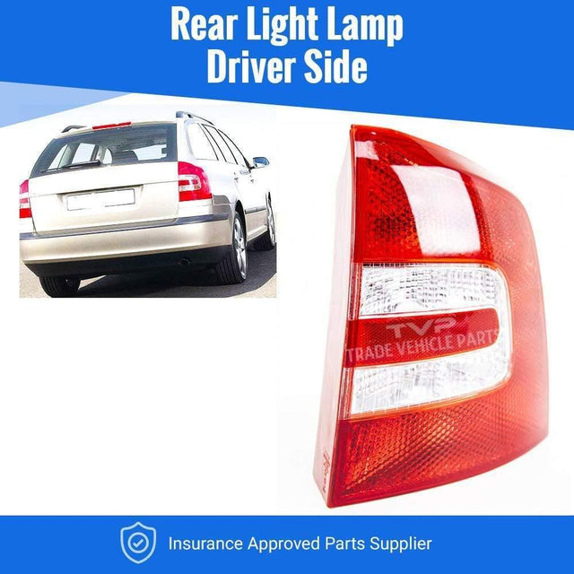 Fits Skoda Octavia Estate 2004-2009 Rear Light Lamp Driver Side - image 2