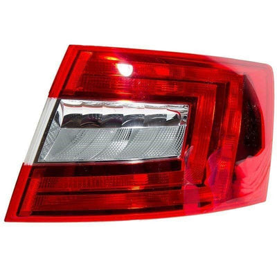 Fits Skoda Octavia Hatchback 2013-2017 Rear Light Lamp Driver Side Hella Design Does Not Fit Estate Models - tradevehicleparts.co.uk