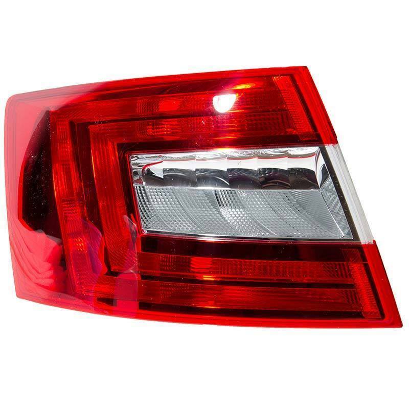 Skoda Octavia Hatchback 2013-2017 Rear Light Lamp Passenger Side Hella Design