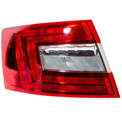 Fits Skoda Octavia Hatchback 2013-2017 Rear Light Lamp Passenger Side Hella Design Does Not Fit Estate Models - tradevehicleparts.co.uk
