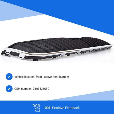 Fits Skoda Superb Facelift 2013-2015 Main Centre Front Bumper Grille - tradevehicleparts.co.uk