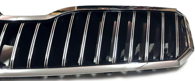 Fits Skoda Superb Facelift 2013-2015 Main Centre Front Bumper Grille All Chromed - image 6