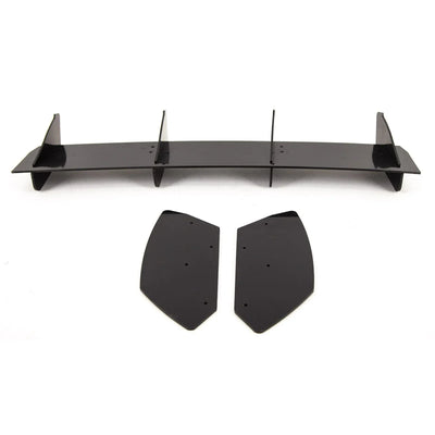 Fits Seat Leon Cupra MK3 5F 2013-2016 Rear Bumper Diffuser Spoiler & Rear Side Splitters Blade Style Gloss Black - tradevehicleparts.co.uk