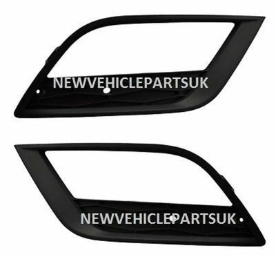Fits Seat Ibiza 2012-2017 Front Bumper Fog Grille With Hole Pair Left & Right Fits Standard Models - tradevehicleparts.co.uk