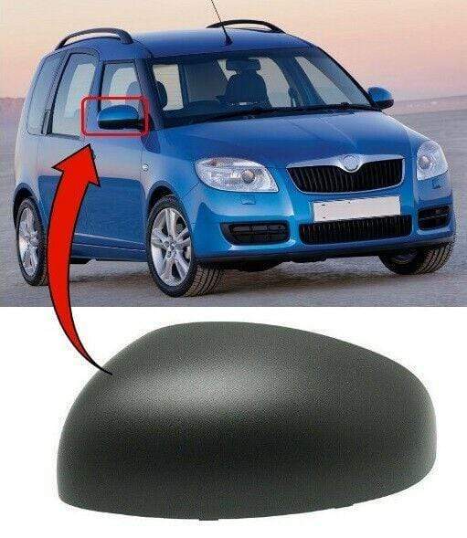 ST4008A Skoda Roomster 2006-2010 Door Wing Mirror Cover Primed Driver Side