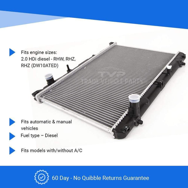 Fits Suzuki Grand Vitara 1999-2005 Radiator (2.0 Hdi) (Manual/Automatic) (With/Without Ac) - image 2