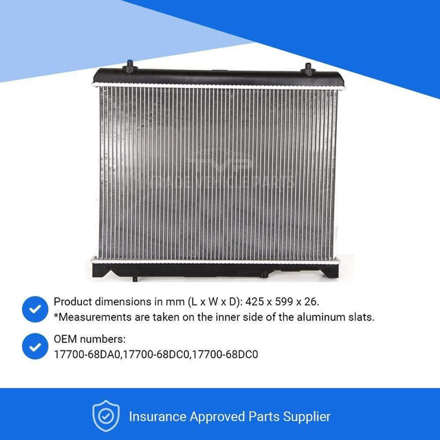 Fits Suzuki Grand Vitara 1999-2005 Radiator (2.0 Hdi) (Manual/Automatic) (With/Without Ac) - image 4