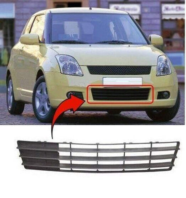 Fits Suzuki Swift 2005-2008 Front Bumper Grille Petrol Models Only  - tradevehicleparts.co.uk