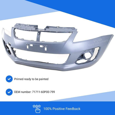 Fits Suzuki Swift 2013-2017 Front Bumper Primed - tradevehicleparts.co.uk