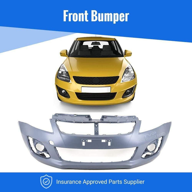 Fits Suzuki Swift 2013-2017 Front Bumper Primed - image 2