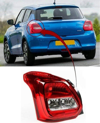 Fits Suzuki Swift 2017- Rear Light Lamp Passenger Side - tradevehicleparts.co.uk
