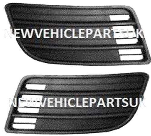 SZ1121 Suzuki Swift 2008-2010 Front Bumper Fog Grille No Lamp Hole Pair Left & Right