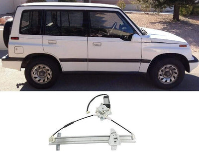 Fits Suzuki Vitara 1988-1997 Front Window Regulator Electric W/O Motor Driver Side 5Dr - tradevehicleparts.co.uk