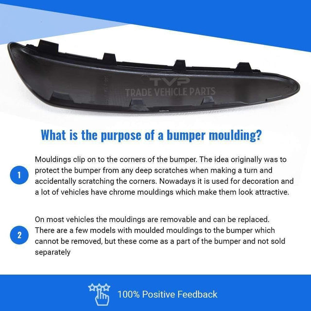 Fits Toyota Aygo 2005-2009 Front Bumper Moulding Passenger Side - image 4