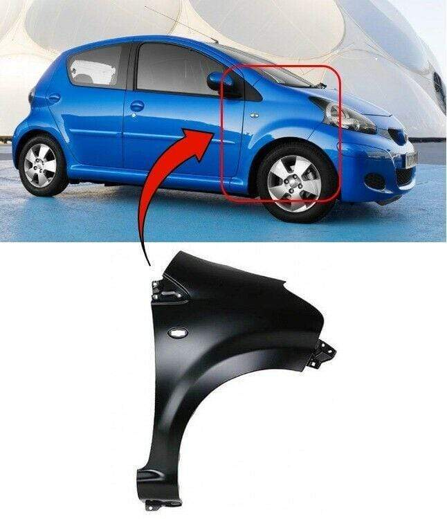 Toyota Aygo 2005-2014 Front Wing Primed Driver Side