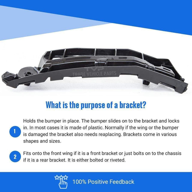 Fits Toyota Aygo 2014- Front Bumper Bracket Driver Side - image 4